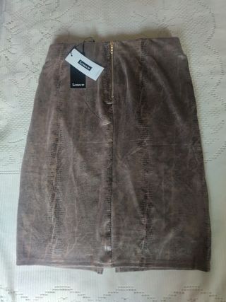 Minifalda marrón Lemon.cc - Talla M