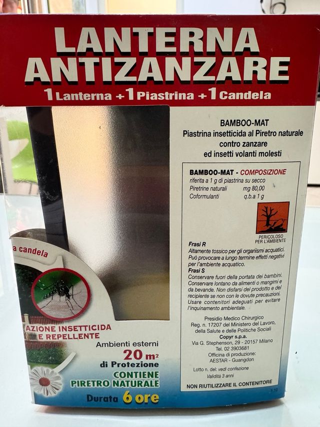 Lanterna Anti zanzare - 1 pz