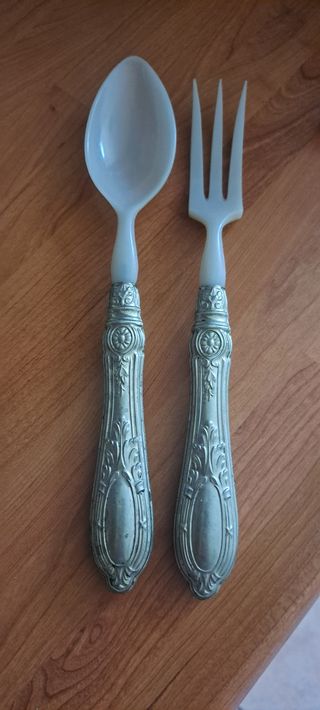 Set posate insalata vintage