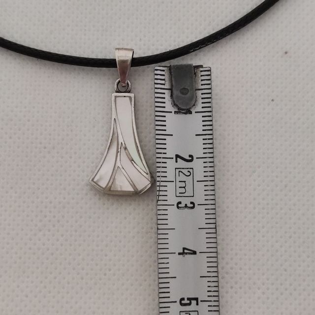 Colgante Plata de Ley con cordón negro