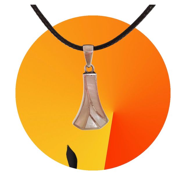 Colgante Plata de Ley con cordón negro