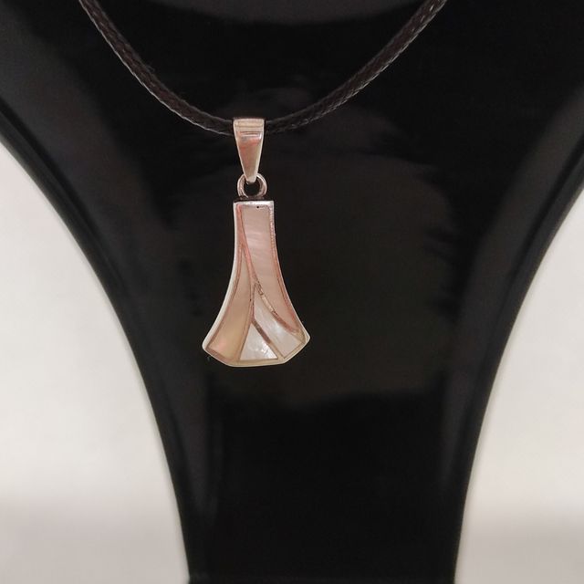 Colgante Plata de Ley con cordón negro