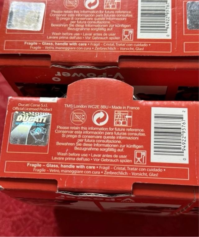 Bicchieri Ducati Corse - 6 pezzi