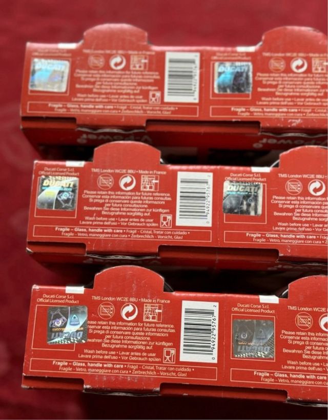 Bicchieri Ducati Corse - 6 pezzi