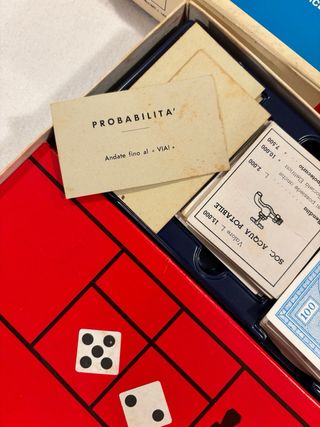 Gioco da tavola vintage Monopoli in lire