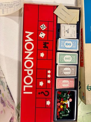 Gioco da tavola vintage Monopoli in lire