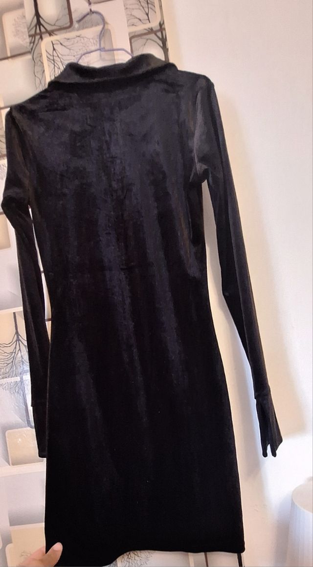 Vestido terciopelo negro talla S
