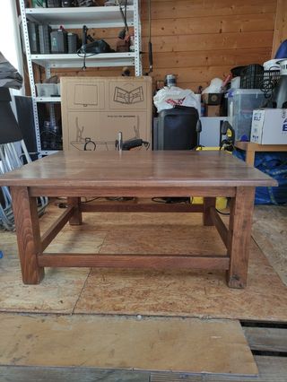 Mesa de Centro de Madera Maciza