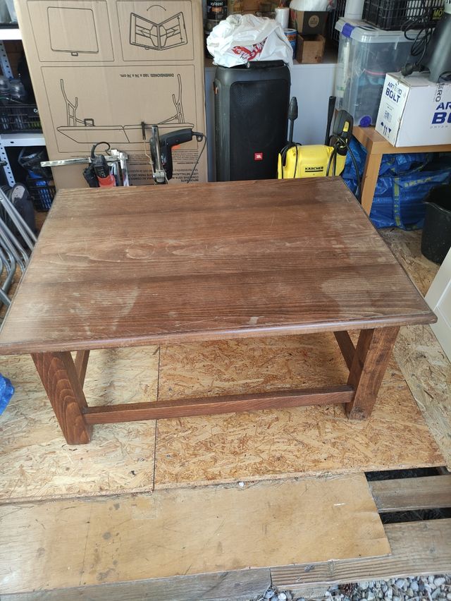 Mesa de Centro de Madera Maciza