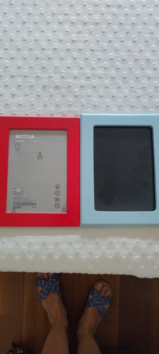 Marcos IKEA (2 uds.) rojos y azules