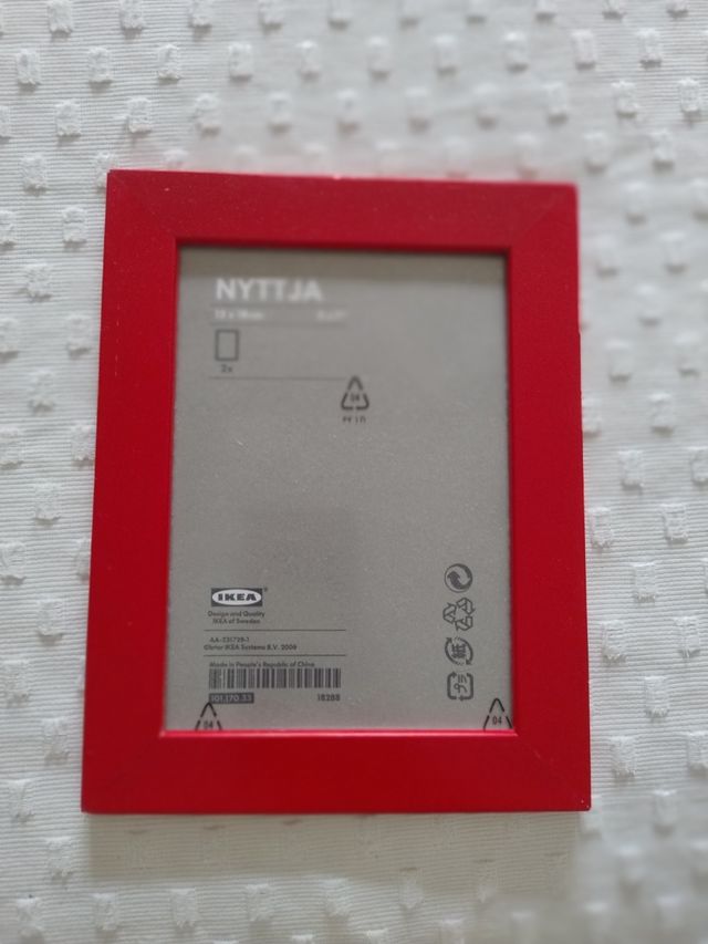 Marcos IKEA (2 uds.) rojos y azules