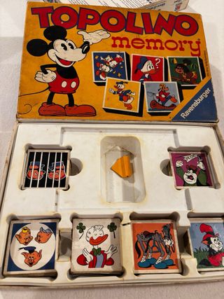 Gioco da tavola vintage Memory prima edizione