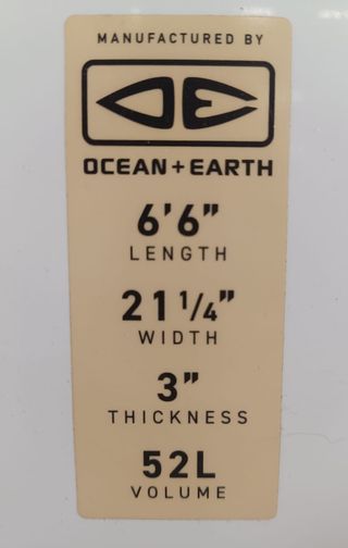 Tabla Surf Ocean Earth 6'6"