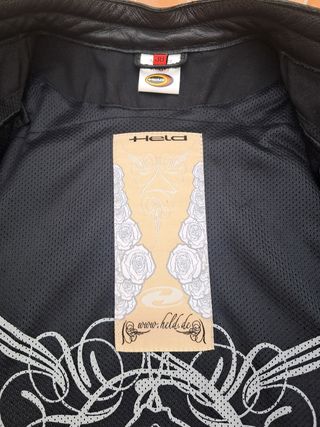 Chaqueta moto cuero mujer