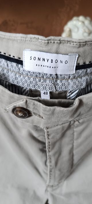 Pantaloni beige Sony Bono uomo