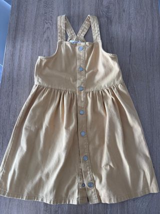 Vestido niña mostaza 9-10 años