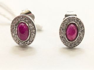 Pendientes oro blanco 18k 