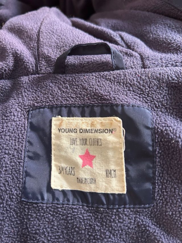 Chaqueta Invierno Niño 3/4 años