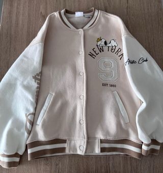 Chaqueta beisbolera Zara Snoopy talla 11/12
