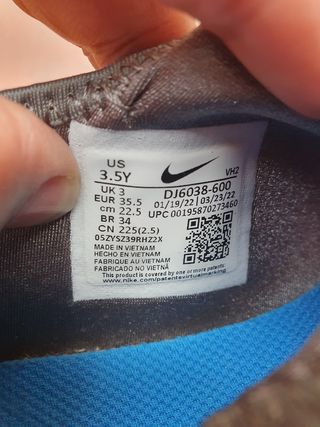 Zapatillas Nike niña - 35,5