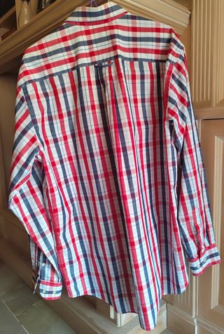 Camisa Lacoste cuadros multicolor
