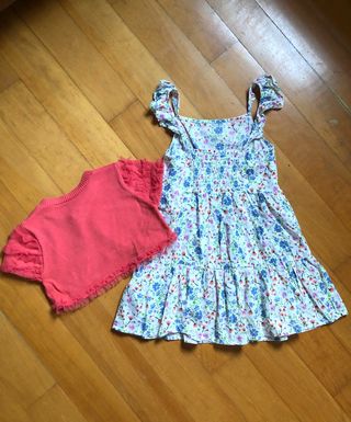 Abito bimba + coprispalle 4-5 anni