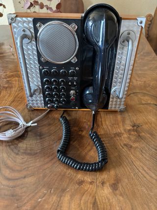 Teléfono vintage estilo antiguo