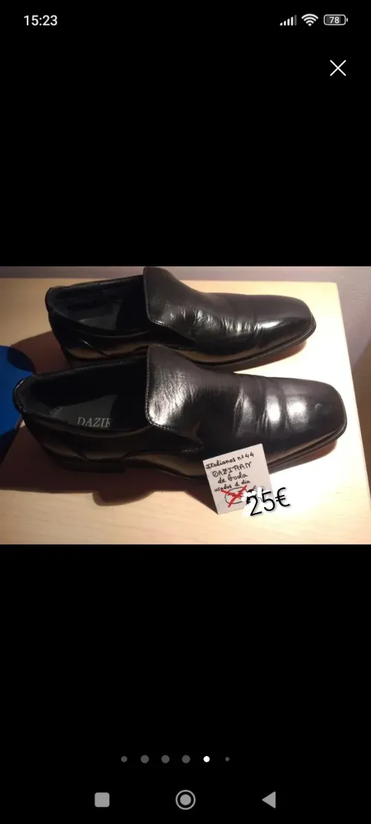 Zapatos caballero,4 pares(desde 15€)