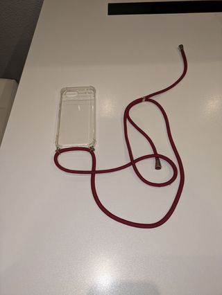 Funda transparente + cordón Pixel 8a