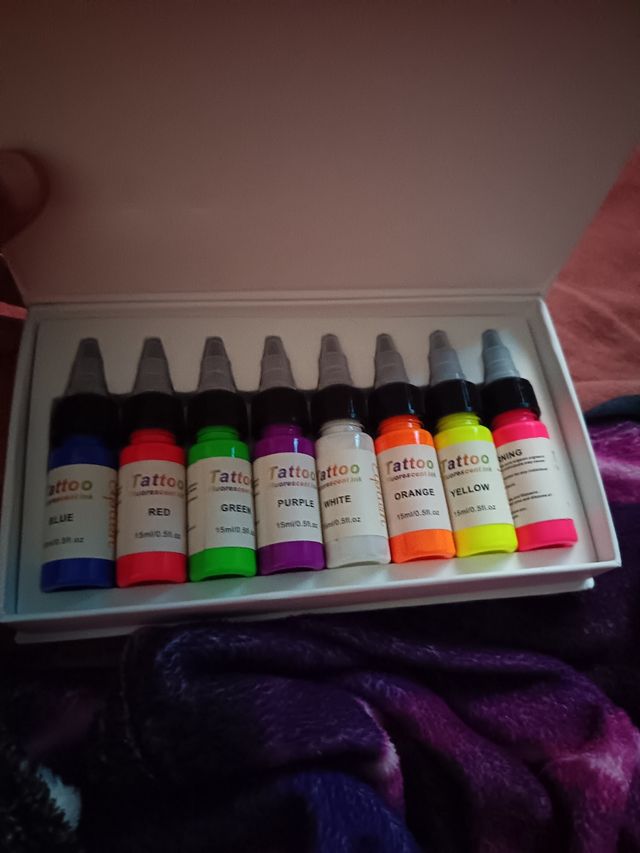 Tinta Fluorescente Eiptuwh Tattoo