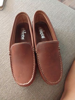 Zapatos piel Chicco marrón