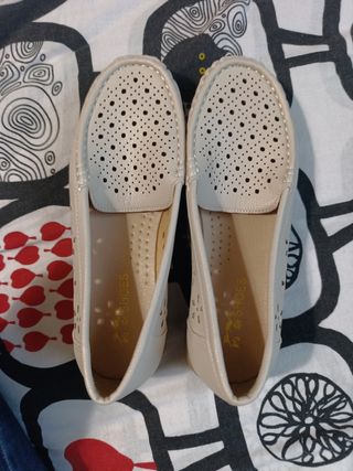 Bailarinas beige talla 36