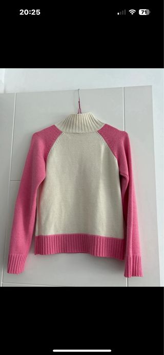 Jersey Billabong beige y rosa