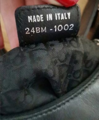 Bolso Dior - Cuero Negro