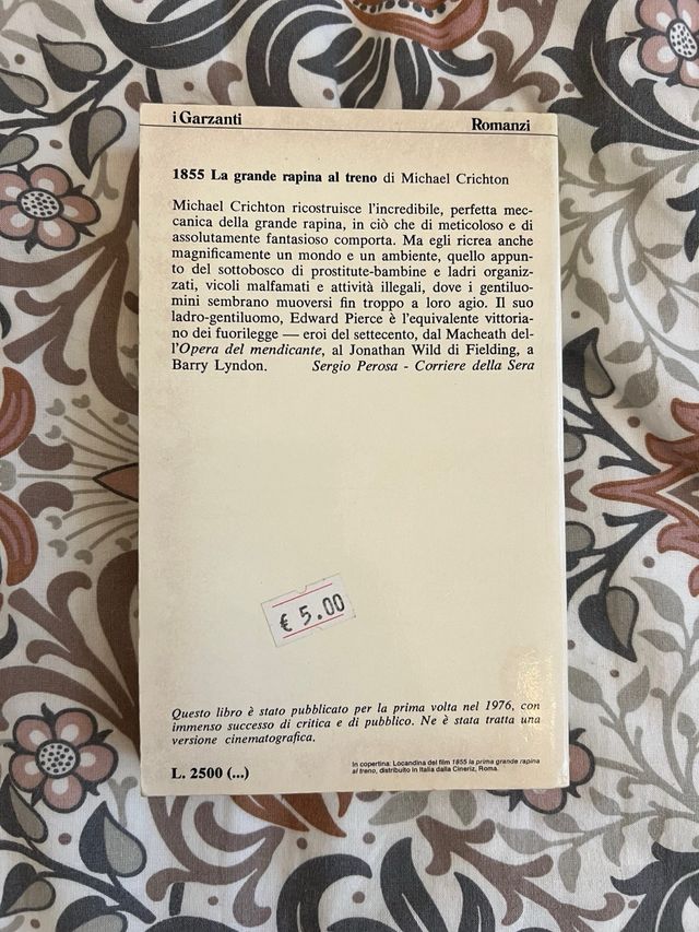 Michael Crichton 1855. La Grande Rapina al Treno.