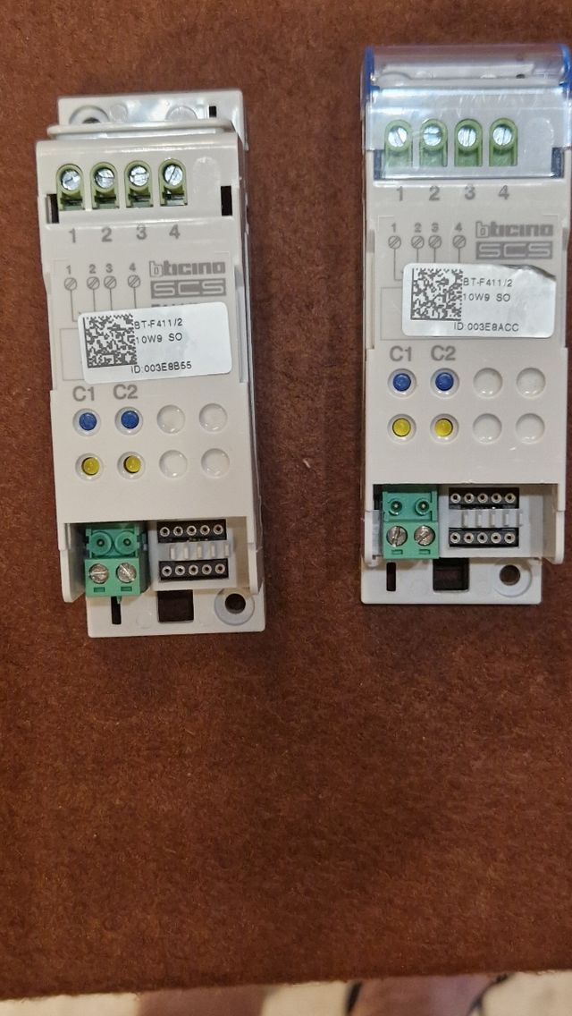 Attuatori BTicino F411/2 domotica