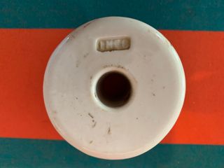 3 isolatori in porcellana smaltata vintage anni 50