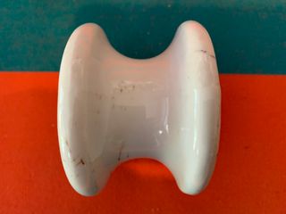 3 isolatori in porcellana smaltata vintage anni 50