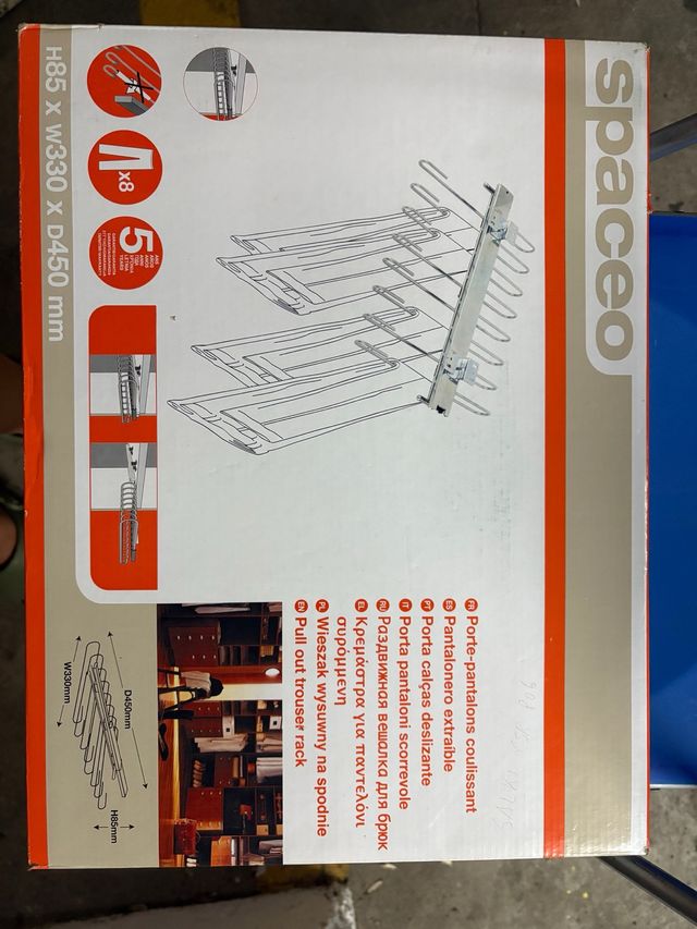 Perchero pantalones extraible