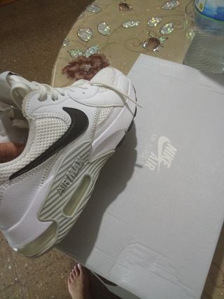 Zapatillas Nike Air Max blancas  ,bamba , Nike Air