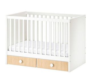 Cuna Stuva Ikea con dos cajones