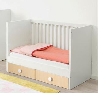 Cuna Stuva Ikea con dos cajones