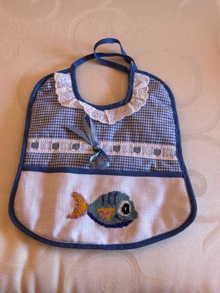 Bavetta ricamata bimbo