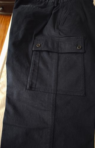 Pantalón cargo Zara azul marino 
