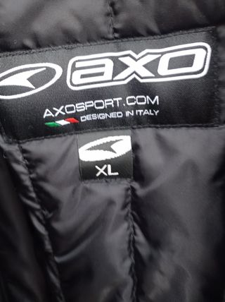 Giubbotto moto Axo nero-bianco XL