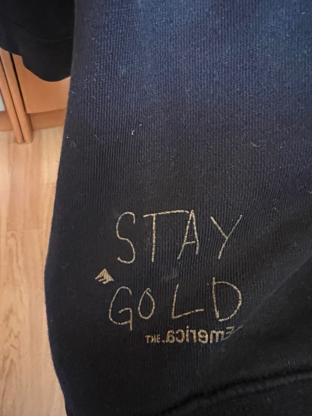 Chaqueta Emerica con capucha negra