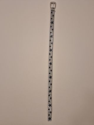 Cintura stelle nera con strass 110 cm