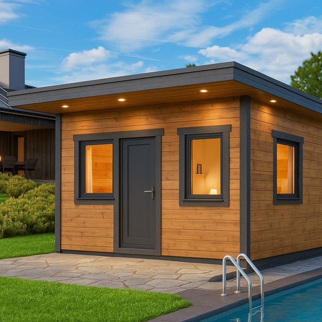 Caseta jardín o camping 3,3x3 metros. Sin terraza