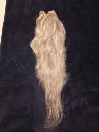 Extensiones cabello gris 