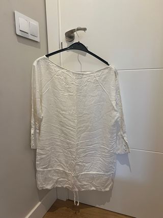 Blusa Stradivarius blanca talla S